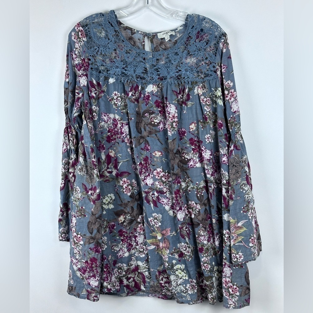Women's Floral Poetic Sleeve Mini Dress